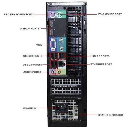  Amazon Renewed Dell Optiplex SFF Computer PC (Intel Core i5 Processor, 17 Inch LCD Monitor (Brands May Vary) 4GB Ram, Fast 128GB New SSD, 500GB HDD, WiFi, BT 4.0, DVD RW) Windows 10 (Renewed)