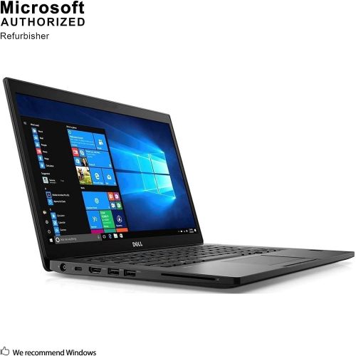  Amazon Renewed Dell Latitude 7480 14 Inch Business Laptop, Intel Core i7 6600U up to 3.4GHz, 8G DDR4, 256G SSD, HDMI, DP, Windows 10 Pro 64 Bit Multi Language Support English/French/Spanish(Renew