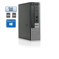 Amazon Renewed Dell OptiPlex 790 Dual SSD Ultra Small Form Factor Desktop PC Intel i5 2400s up to 3.30 GHz 8GB RAM 120GB SSD + 120GB SSD WiFi & Bluetooth Windows 10 pro 64 bit (Renewed)