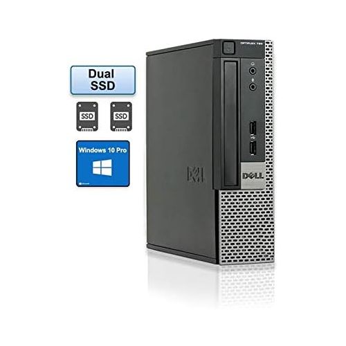  Amazon Renewed Dell OptiPlex 790 Dual SSD Ultra Small Form Factor Desktop PC Intel i5 2400s up to 3.30 GHz 8GB RAM 120GB SSD + 120GB SSD WiFi & Bluetooth Windows 10 pro 64 bit (Renewed)