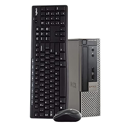  Amazon Renewed Dell OptiPlex 990 Ultra Small Space Saving PC Desktop Computer, Intel Quad Core i5, 8GB RAM, 500GB HDD, Windows 10 Pro, New 16GB Flash Drive, Wireless Keyboard & Mouse, DVD, WiFi (