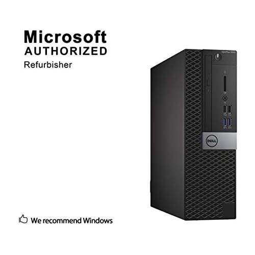  Amazon Renewed Dell Optiplex 5050 SFF Buisness PC, Intel Quad Core i7 6700 up to 4.0GHZ, 16G DDR4, 500G, DVD, DP, HDMI, WiFi, BT, Windows 10 Pro 64 Bit Multi Language Supports English/Spanish/Fre