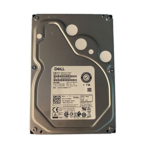  Amazon Renewed Dell Toshiba 3.5 1 TB 7.2K SATA HDD K4M5W / MG04ACA100NY (Renewed)