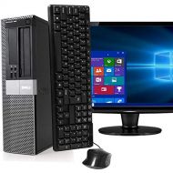 Amazon Renewed Dell Optiplex 980 Desktop PC Bundle With WiFi Adapter Intel Core i5 3.1GHz, 4GB RAM, 160GB Hard Drive, DVD, Windows 10 Pro, USB WiFi Adapter, 17 Inch LCD, Keyboard, Mouse (Renewe