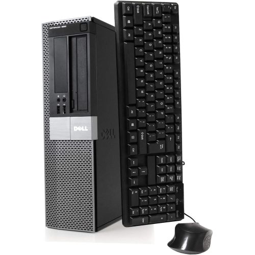  Amazon Renewed Dell Optiplex 980 Desktop PC Bundle With WiFi Adapter Intel Core i5 3.1GHz, 4GB RAM, 160GB Hard Drive, DVD, Windows 10 Pro, USB WiFi Adapter, 17 Inch LCD, Keyboard, Mouse (Renewe