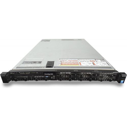  Amazon Renewed Premium Dell PowerEdge R630 8 Bay SFF 1U Rackmount Server, 2X Xeon E5 2650 V4 2.2GHz 12 Core, 192GB DDR4 RAM, 4X 900GB 10K SAS 12Gbps 2.5 HDDs, 2X 750W PSUs, 1 Year Warranty (Renew