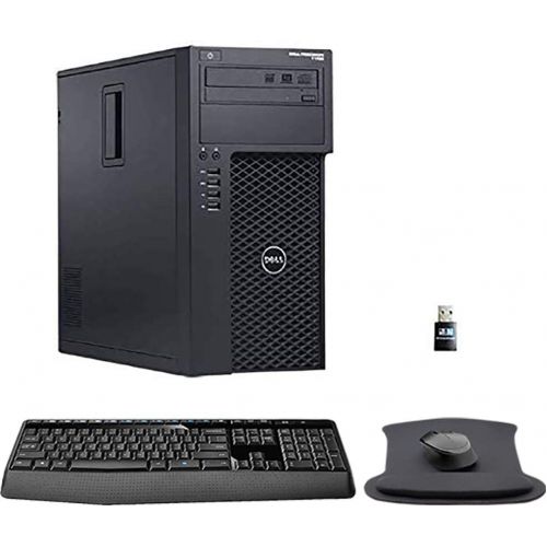  Amazon Renewed Dell Precision T1700 Workstation i7, 16GB RAM, 480GB SSD, 3TB HDD,GeForce GT 710 2GB, Windows 10, WiFi, Wireless Keyboard and Mouse (Renewed)