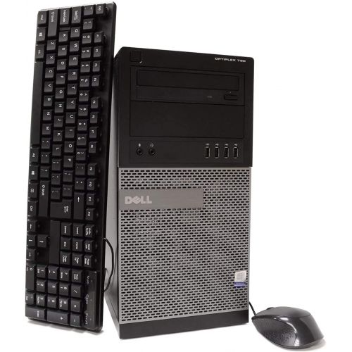  Amazon Renewed Dell Optiplex 790/990 Tower Desktop Computer (Intel Core i5 2400 3.1GHz,8GB DDR3 RAM,120G SSD+3TB HDD,DVD ROM,USB WIFI,Windows 10 Pro 64 Bit) (Renewed)