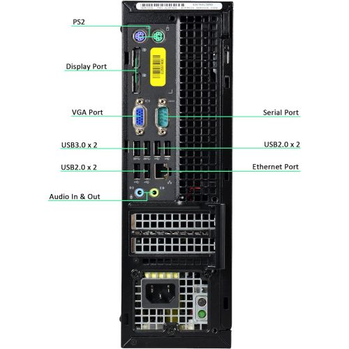  Amazon Renewed Dell OptiPlex 9020 SFF, Core i5 4590 3.3GHz, 8GB RAM, 500GB Hard Drive, DVDRW, Windows 10 Pro 64bit (Renewed)