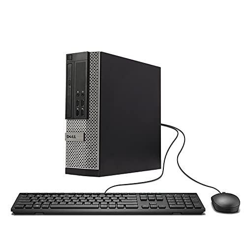  Amazon Renewed Dell Optiplex 990 Business Small Form Factor SFF Desktop Computer, Intel Quad Core i5 2400 3.1Ghz CPU, 8GB RAM, 500GB HDD, DVD, VGA, DisplayPort, Windows 10 Professional (Renewed)