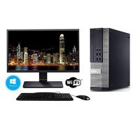 Amazon Renewed Dell Optiplex 990 SFF Desktop Computer PC (Intel Core i5 Processor, 16 GB Ram, 256 GB SSD, DVD RW, WiFi, Bluetooth 4.0, Keyboard Mouse) 22 inch LCD Monitor, Windows 10 Pro (Renewed