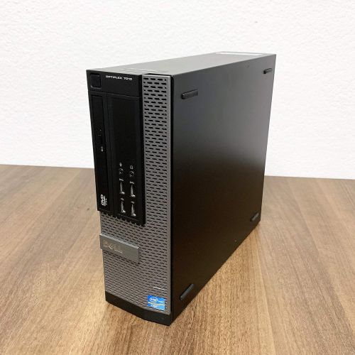  Amazon Renewed Dell Optiplex 7010 Small Form Desktop, Intel Quad Core i7 3770 3.4Ghz, 8GB RAM, 128GB SSD Hard Drive, DVD RW, Windows 10 (Renewed)