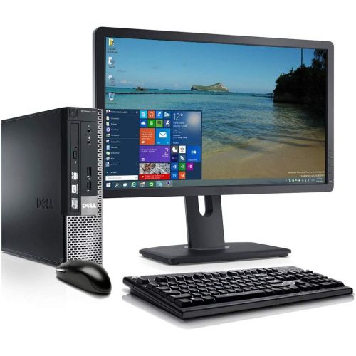  Amazon Renewed DELL Desktop Computer Package with 22 Monitor, Intel Core 2 Duo 3.0G, 8G DDR3, 120G SSD, VGA, DP, Windows 10, 64 bit Multi Language Support English/Spanish/French (C2D)(Renewed)