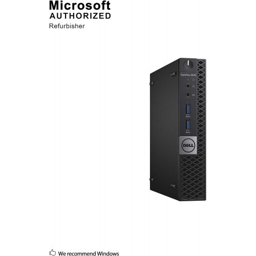  Amazon Renewed Dell OptiPlex 3040 Micro Business Desktop PC, Intel Quad Core i5 6500T up to 3.1GHz, 16G DDR3L, 512G SSD, WiFi, BT 4.0, Windows 10 Pro 64 Bit Multi Language Supports English/Spanis