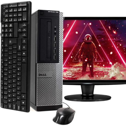  Amazon Renewed Dell OptiPlex 790 Computer Bundle With Accesory Pack Intel Quad Core i5 3.1GHz, 16GB, 2TB HDD, DVD, Windows 10 Pro, USB Bluetooth & WiFi, 22 Inch LCD, Keyboard, Mouse (Renewed)