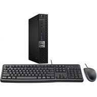 Amazon Renewed Dell Optiplex 7050 Micro Desktop, Intel i3, 16GB RAM, 256GB SSD, WiFi, Keyboard and Mouse, Windows 10 Pro (Renewed)