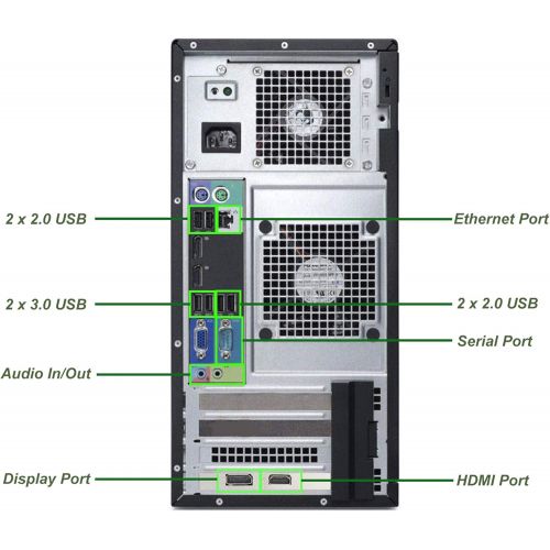  Amazon Renewed Dell OptiPlex 9020 Tower Computer Desktop PC, Intel Core i7 4970K 4.00GHz, 16GB Ram, 512 M.2 SSD, WiFi Bluetooth, DVD Drive, Nvidia GeForce GT 1030 2GB DDR5, Windows 10 Professiona