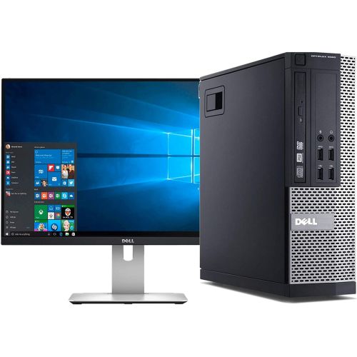  Amazon Renewed Dell Optiplex 9020 Small Form Factor Desktop PC, Intel Core i5 4570, 16GB Ram, 2TB SATA Drive + 512GB SSD WiFi, DVD RW, 24 LCD, Windows 10 Pro (Renewed)