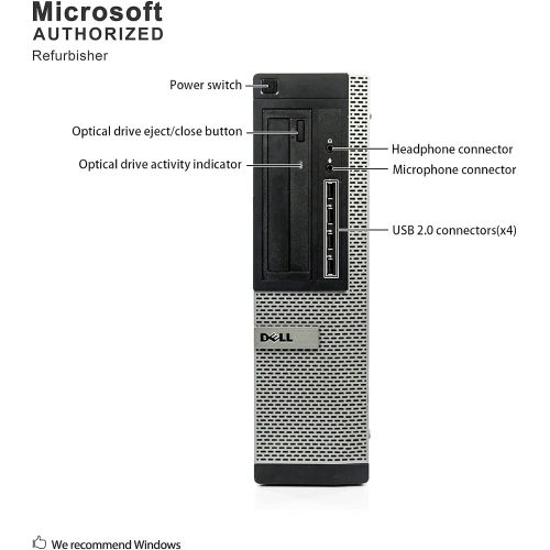  Amazon Renewed Dell Optiplex 990 DT Business Computer,Intel Core i5 2400 Upto 3.4G,16G DDR3,2T,DVD,WiFi,VGA,DP,Win 10 Pro 64 bit Multi Language Support English/Spanish/French(CI5)(Renewed)