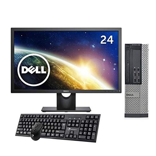  Amazon Renewed Dell Optiplex 9020 SFF Desktop Computer, Intel Quad Core i5 4570 3.2 GHz, 8GB DDR3 Ram, 250GB HDD, DVD, Windows 10 Professional, 24 inch Monitor. Free Keyboard,Mouse,WiFi Adapter(R