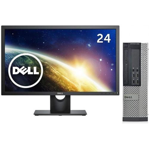  Amazon Renewed Dell Optiplex 9020 SFF Desktop Computer, Intel Quad Core i5 4570 3.2 GHz, 8GB DDR3 Ram, 250GB HDD, DVD, Windows 10 Professional, 24 inch Monitor. Free Keyboard,Mouse,WiFi Adapter(R