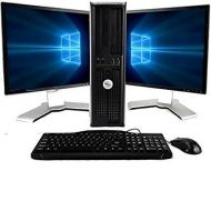 Amazon Renewed Dell Optiplex, Core 2 Duo 3.0Ghz, 1TB Hard Drive, New 8GB of Memory, Windows 10 x64, Dual 19in Monitors (Renewed)