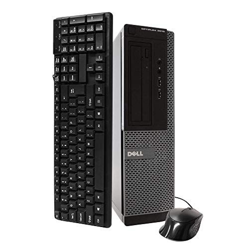  Amazon Renewed Dell Optiplex 3010 SDT Premium Flagship Business Desktop Computer (Intel Quad Core i5 3470 3.2GHz, 4GB DDR3 Memory, 250GB HDD, DVD, VGA, HDMI, Windows 10 Professional) (Renewed)