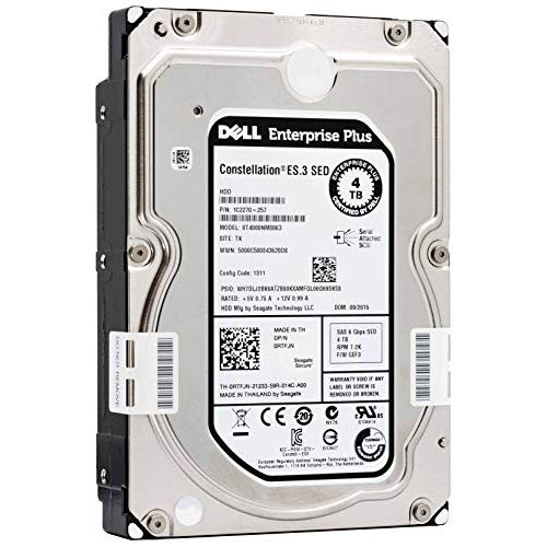  Amazon Renewed DELL ENTERPRISE CLASS 4TB 7.2K RPM SATA 3.5 6Gbps HARD DRIVE W/TRAY FOR PowerEdge R210 II R220 R310 R320 R410 R415 R420 R510 R515 R520 R710 R720 R720XD T110 II T310 T320 T410 T420