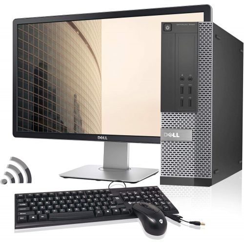  Amazon Renewed Dell 7020 Business High Performance SFF Desktop Computer PC with 24 Monitor (Intel Core i5 4570 3.2 GHz, 32G DDR3, 256 SSD, WiFi, DP Port, VGA, USB 3.0 Windows 10 Home 64 bit)(Rene