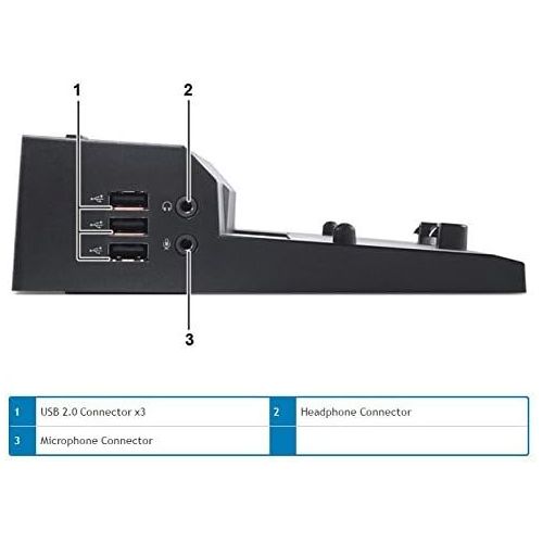  Amazon Renewed Dell ACDEPR03X PR03X USB2 E Port Replicator Docking Station for Dell E Series Notebooks (Renewed)