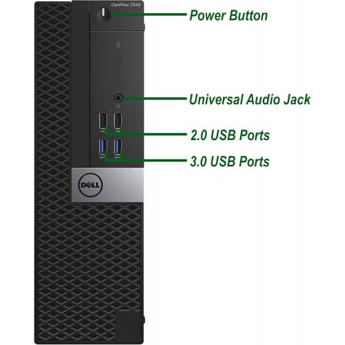  Amazon Renewed Dell OptiPlex 7040 Small Form Computer Desktop PC, Intel Core i5 6500 3.2GHz Processor, 8GB Ram, 256GB NVMe SSD, Keyboard & Mouse, WiFi Bluetooth, HDMI, Windows 10 Professional (Re