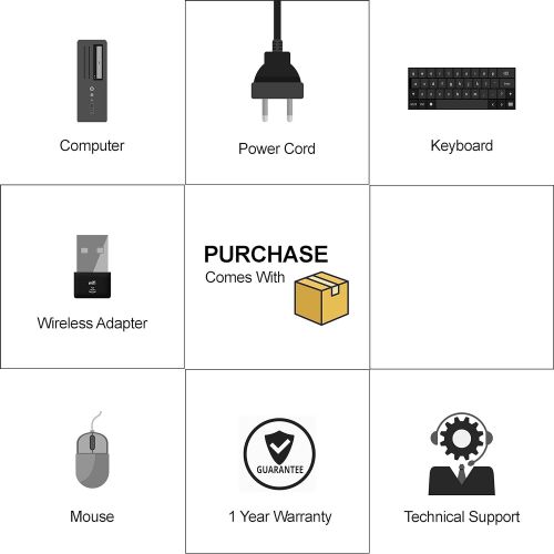  Amazon Renewed Dell Optiplex 7010 Compatible Wireless Desktop Computer PC Intel Quad Core i5 3.4 GHz, 16 gb Ram, 2 TB HDD, DVDRW Drive, WiFi, Windows 10 Professional Pro (Renewed)