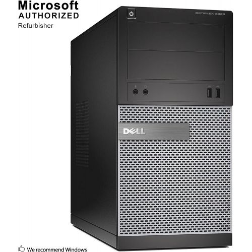  Amazon Renewed DELL OPTIPLEX 3010 Mini Tower Computer PC Intel Core i5 3470 up to 3.6G, 8G, 240G SSD, DVD, VGA,HDMI, Win 10 64 bit Multi Language Support English/Spanish/French(CI5)(Renewed)