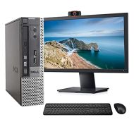 Amazon Renewed Dell OptiPlex 7010 USFF Computer Desktop PC, Intel i5 3.2GHz, 8GB Ram, 120GB SSD Drive, WiFi & Bluetooth, Wireless Keyboard and Mouse, 24 Inch FHD Monitor, Webcam, Windows 10 (Rene