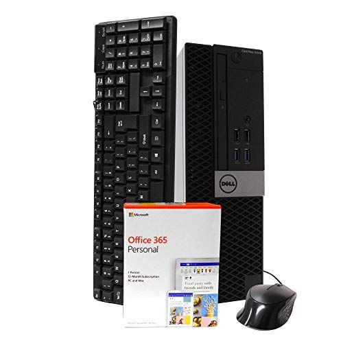  Amazon Renewed Dell Optiplex 5040 Desktop Computer PC, 16GB RAM, 1TB SSD Hard Drive, Windows 10 Professional 64 Bit (Renewed)