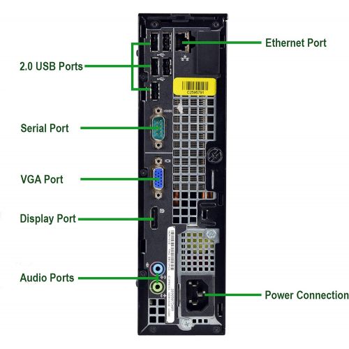  Amazon Renewed Dell OptiPlex 990 Ultra Small USFF Computer PC (Intel Core i5, 8GB Ram, 128GB SSD, 500GB HDD, Wireless Keyboard & Mouse, WiFi & Bluetooth, New 23.8 Dell Monitor, 1080p Webcam) Wind