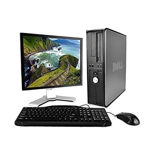  Amazon Renewed Dell OptiPlex Desktop Complete Computer Package with Windows 10 Home Keyboard, Mouse, 17 LCD Monitor(brands may vary) (Renewed)