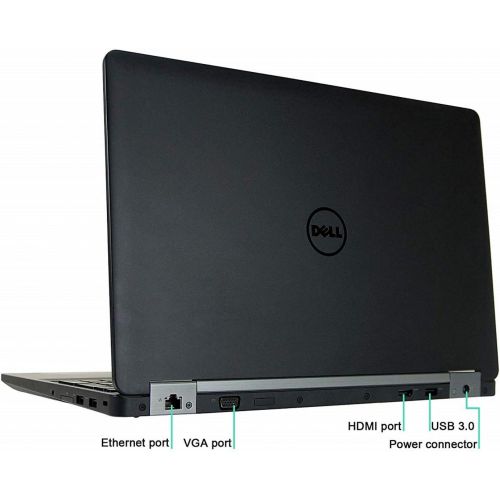  Amazon Renewed Dell Latitude E5570 15.6in Laptop, Core i5 6300U 2.4GHz, 8GB Ram, 180GB SSD, Windows 10 Pro 64bit (Renewed)