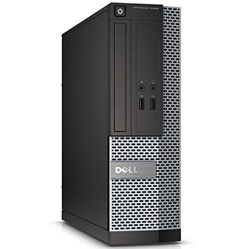  Amazon Renewed Dell OptiPlex 3020 Small Form Factor Desktop PC, Intel Quad Core i5 4590 up to 3.7GHz, 8G DDR3, 500G, DVD, WiFi, BT 4.0, Windows 10 64 Bit Multi Language Supports English/Spanish/F