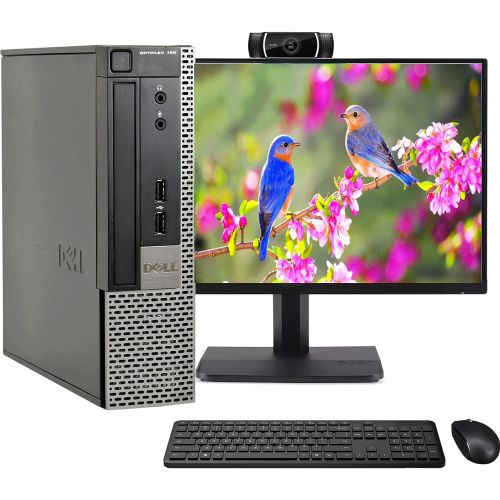  Amazon Renewed Dell OptiPlex 790 USFF Computer Desktop PC, Intel Core i5 2.5GHz Processor, 8GB Ram, 250GB Hard Drive, WiFi Bluetooth, 1080p Webcam, Wireless Keyboard & Mouse, 24 Inch Monitor, Win