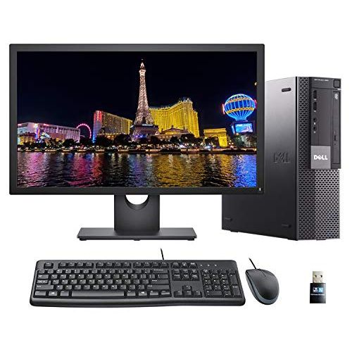  Amazon Renewed Dell Optiplex 980 Desktop PC Bundle with 22in FHD Monitor, Keyboard, Mouse, i5 650, 8GB, 240GB SSD, Win10 Pro (Renewed)