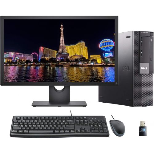  Amazon Renewed Dell Optiplex 980 Desktop PC Bundle with 22in FHD Monitor, Keyboard, Mouse, i5 650, 8GB, 240GB SSD, Win10 Pro (Renewed)