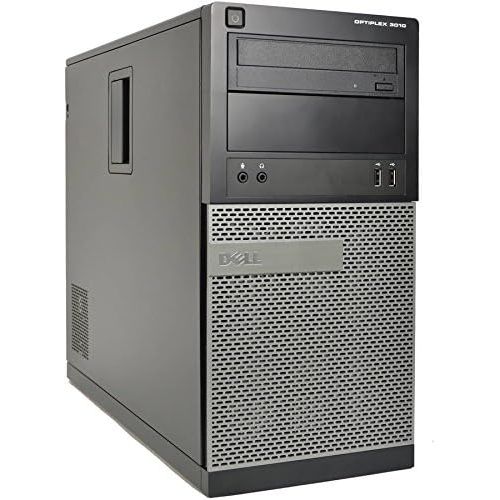  Amazon Renewed Dell OptiPlex 3010 MT Desktop PC Intel Core i3 3210 3.2GHz, 8GB, 500GB HDD, DVDRW, Windows 10 Professional (Renewed)