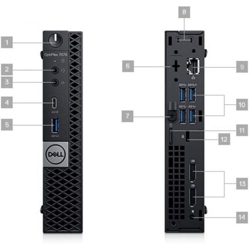  Amazon Renewed Dell OptiPlex 7070 Desktop Computer Intel Core i7 9700T 16GB RAM 256GB SSD Micro PC (Renewed)