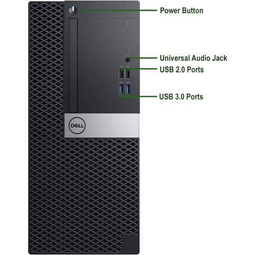  Amazon Renewed Dell OptiPlex Tower Desktop Computer PC, Intel Core i5 6500, 3.2GHz Processor, 16GB Ram, 256GB M.2 SSD, WiFi & Bluetooth, FHD 19 inch Monitor, Wireless Keyboard and Mouse, Windows