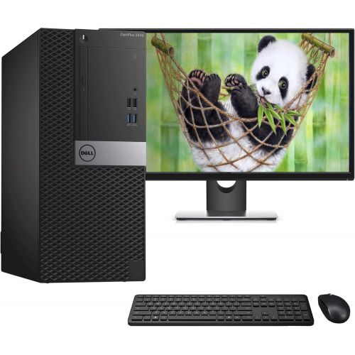  Amazon Renewed Dell OptiPlex Tower Desktop Computer PC, Intel Core i5 6500, 3.2GHz Processor, 16GB Ram, 256GB M.2 SSD, WiFi & Bluetooth, FHD 19 inch Monitor, Wireless Keyboard and Mouse, Windows