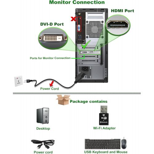  Amazon Renewed Dell OptiPlex Tower Desktop Computer PC, Intel Core i5 6500, 3.2GHz Processor, 16GB Ram, 256GB M.2 SSD 2TB Hard Drive, HDMI, NVIDIA GT 1030 2GB DDR5, WiFi & Bluetooth, Windows 10 P