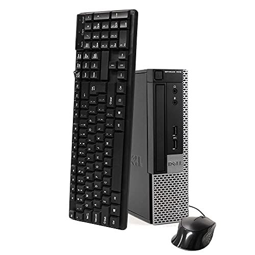  Amazon Renewed DELL Optiplex 7010 Ultra Small Desktop PC, Intel Quad Core i5 Processor, 16GB RAM, 512GB Solid State Drive, Windows 10 Professional, DVD, HDMI, Bluetooth, Keyboard, Mouse, WiFi (Re