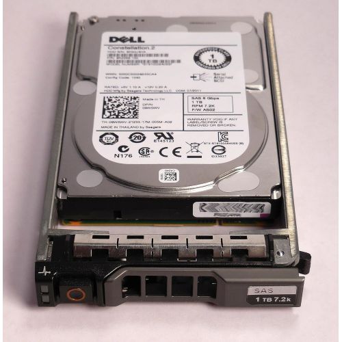  Amazon Renewed DELL 1TB 7.2K SAS 2.5 6Gbps HDD Compatible with PowerEdge M610, M610x, M710, M710HD, R320, R420, R610, R710, R715, R810, R815, R820, R910, T610, T710, and PowerVault MD1120, MD1220
