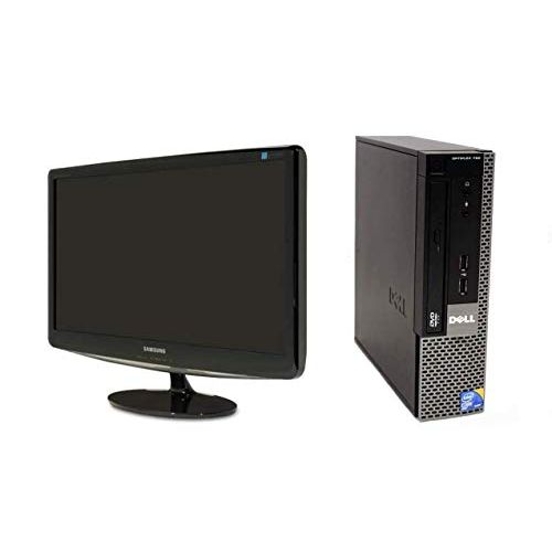  Amazon Renewed 2018 DELL Desktop Computer Package,Core 2 Duo 3.0GHz,8GB,320GB,Windows 10 Multi Language Support English/Spanish/French, 24in Samsung Monitor (C2D) (Renewed)